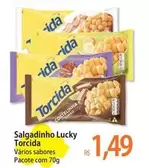 Oferta de Torcida - Salgadinho Lucky por R$1,49 em Atacadão