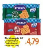 Oferta de Brandini - Biscoito Aguia Salt por R$4,79 em Atacadão