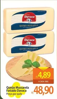 Oferta de Davaca - Queijo Mussarela por R$48,9 em Atacadão