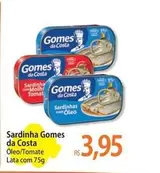 Oferta de Gomes da Costa - Sardinha por R$3,95 em Atacadão