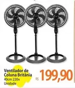 Oferta de De   - Ventilador De Coluna Britânia por R$199,9 em Atacadão