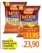 Oferta de Tradicional - Batata Pré- Frita Easychef Congelada por R$11,95 em Atacadão