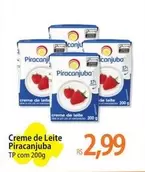 Oferta de Piracanjuba - Creme De Leite por R$2,99 em Atacadão