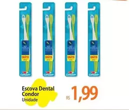 Oferta de Condor - Escova Dental por R$1,99 em Atacadão