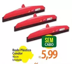 Oferta de Condor - Rodo Plástico por R$5,99 em Atacadão