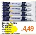 Oferta de Cristalcopo - Copo De Plástico Descartavel Cristalcopo por R$4,49 em Atacadão