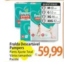 Oferta de Pampers - Fralda Descartável por R$59,99 em Atacadão