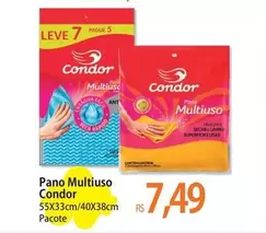 Oferta de Condor - Pano Multiuso por R$7,49 em Atacadão