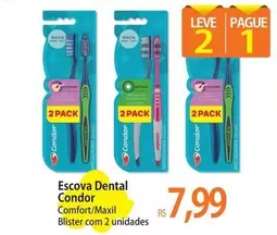 Oferta de Condor - Escova Dental por R$7,99 em Atacadão