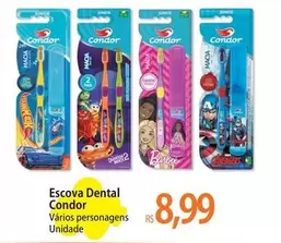 Oferta de Condor - Escova Dental por R$8,99 em Atacadão