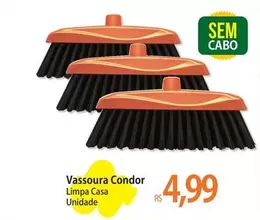 Oferta de Condor - Vassoura por R$4,99 em Atacadão