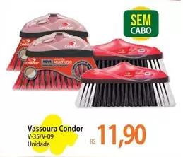 Oferta de Condor - Vassoura por R$11,9 em Atacadão