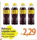 Oferta de Leão - Refresco Liquido por R$2,29 em Atacadão