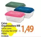 Oferta de MB - Caixa Organizadora por R$1,49 em Atacadão