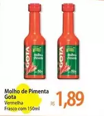 Oferta de Gota - Molho De Pimenta por R$1,89 em Atacadão