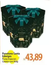 Oferta de Santa Edwiges - Panetone por R$43,89 em Atacadão