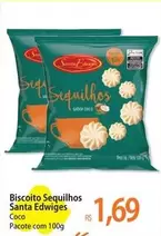 Oferta de Santa Edwiges - Biscoito Sequilhos por R$1,69 em Atacadão