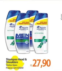 Oferta de Head&Shoulders - Shampoo por R$27,9 em Atacadão