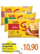 Oferta de Sadia - Lasanha Congelada por R$10,9 em Atacadão