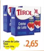 Oferta de Tirol - Creme De Leite por R$2,65 em Atacadão