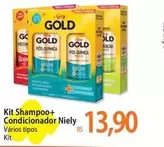 Oferta de Gold - Kit Shampoo+ Condicionador por R$13,9 em Atacadão