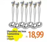 Oferta de Tramontina - Utensilios Em Inox por R$18,99 em Atacadão