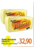 Oferta de Litoral - Queijo Mussarela por R$32,9 em Atacadão