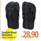 Oferta de Brasil - Sandália Brasil Havaianas por R$28,9 em Atacadão