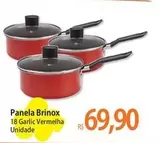 Oferta de Brinox - Panela  18 Garlic Vermelha por R$69,9 em Atacadão