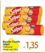 Oferta de Triunfo - Biscoito Salpet por R$1,35 em Atacadão