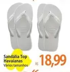 Oferta de Top - Sandália Top Havaianas por R$18,99 em Atacadão