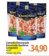 Oferta de Qualimar - Camarão Descascado Eviscerado Congelado por R$34,9 em Atacadão