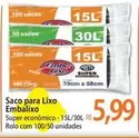 Oferta de Embalixo - Saco Para Lixo por R$5,99 em Atacadão