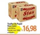 Oferta de Stax - Toalha De Papel Luxo por R$16,98 em Atacadão