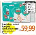 Oferta de Pampers - Fralda Descartável Pants Ajuste Total por R$59,99 em Atacadão