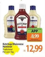 Oferta de Hemmer - Ketchup/Maionese por R$12,99 em Atacadão