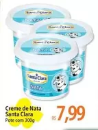 Oferta de Santa Clara - Creme De Nata por R$7,99 em Atacadão