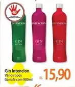 Oferta de Intencion - Gin por R$15,9 em Atacadão