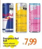 Oferta de Red Bull - Energético por R$7,99 em Atacadão