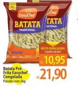 Oferta de Chef - Batata Pré- Frita Easy Congelada por R$21,9 em Atacadão