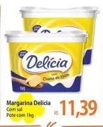 Oferta de Delícia - Margarina por R$11,39 em Atacadão