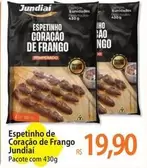 Oferta de Jundiaí - Espetinho De Coração De Frango por R$19,9 em Atacadão