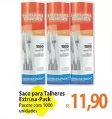 Oferta de Pacote - Saco Para Talheres por R$11,9 em Atacadão