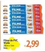 Oferta de Wyda - Filme De Pvc por R$2,99 em Atacadão