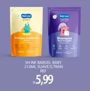 Oferta de BARUEL - Sh Inf Baby 210ml Suave/S.TRAN Ref por R$5,99 em Atacadão