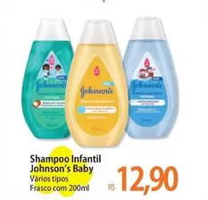 Oferta de Johnson's - Shampoo Infantil Baby por R$12,9 em Atacadão