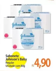 Oferta de Johnson's - Sabonete Baby por R$4,9 em Atacadão