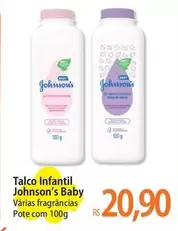 Oferta de Johnson's - Talco Infantil Baby por R$20,9 em Atacadão