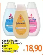 Oferta de Johnson's - Condicionador Infantil Baby por R$18,9 em Atacadão