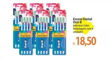 Oferta de Oral-B - Escova Dental por R$18,5 em Atacadão